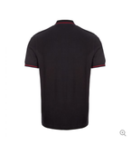 Fred Perry Twin Tipped Shirt In Black/Red Navy