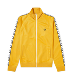 Fred Perry Authentic Taped Track Jacket Gold