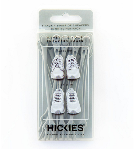 HICKIES Grey Shoelaces