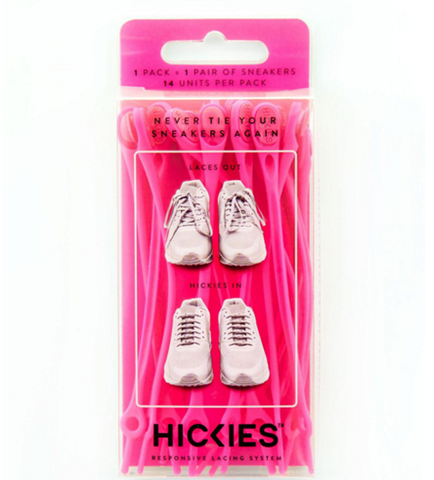 HICKIES Neon Pink Shoelaces