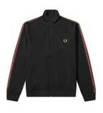 Fred Perry Authentic Taped Seam Track Jacket Black